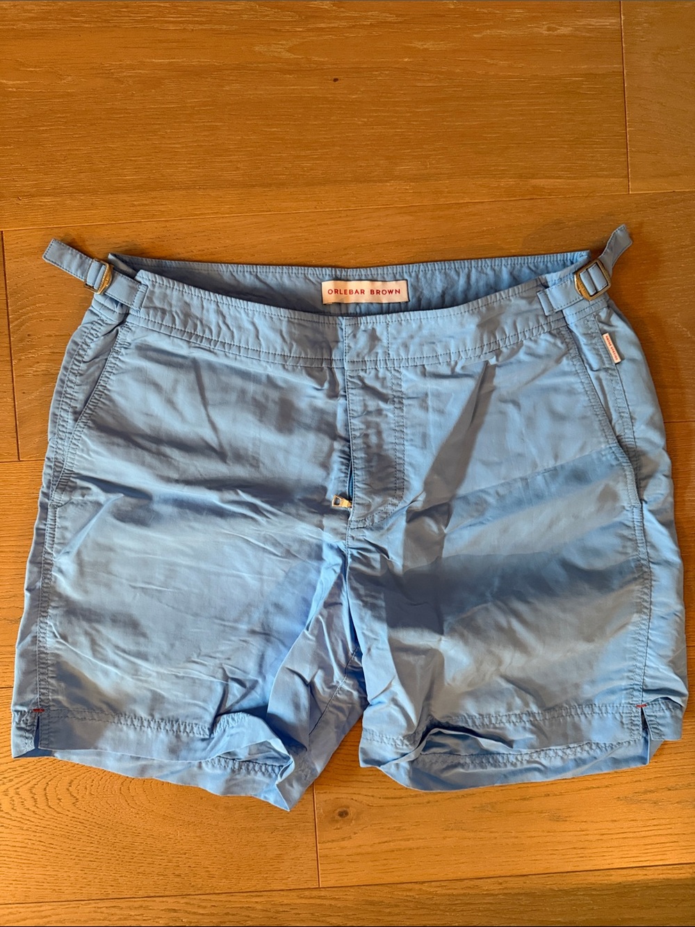 Men’s Orlebar Brown Sky Blue Tailored Swim Shorts Bulldog 31